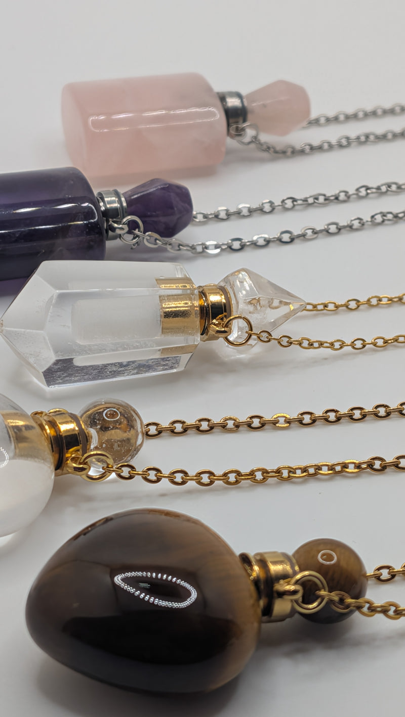 Gemstone Perfume Necklaces