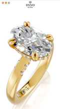 Deposit 14K Yellow Gold Lab Diamond engagement ring
