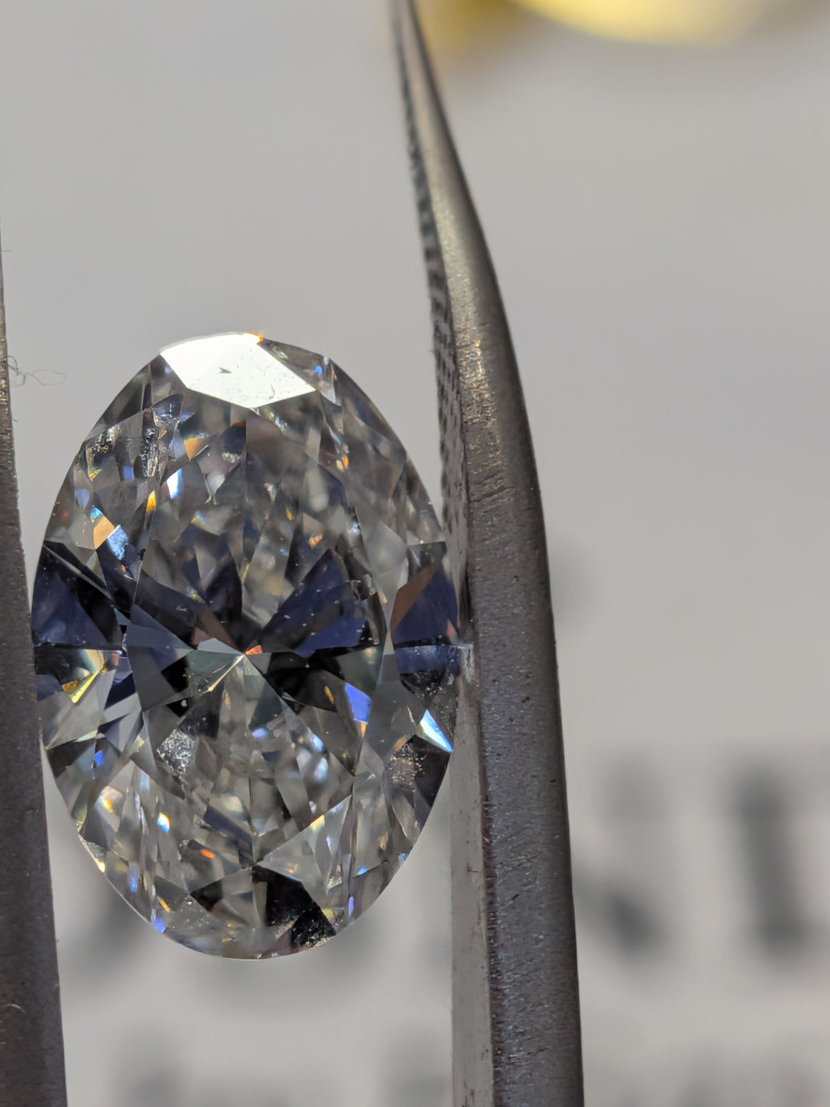 2.91 carat Lab Oval E VVS2 Diamond