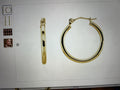 14 k yellow gold tube 20 mm hollow