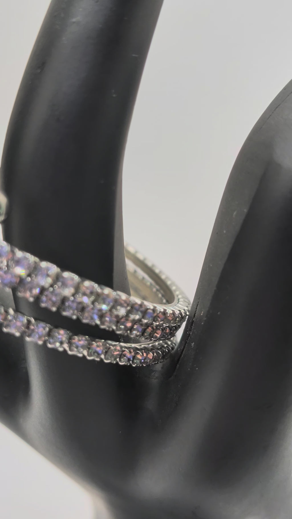 Stainless Steel Tennis Cuff Bracelet