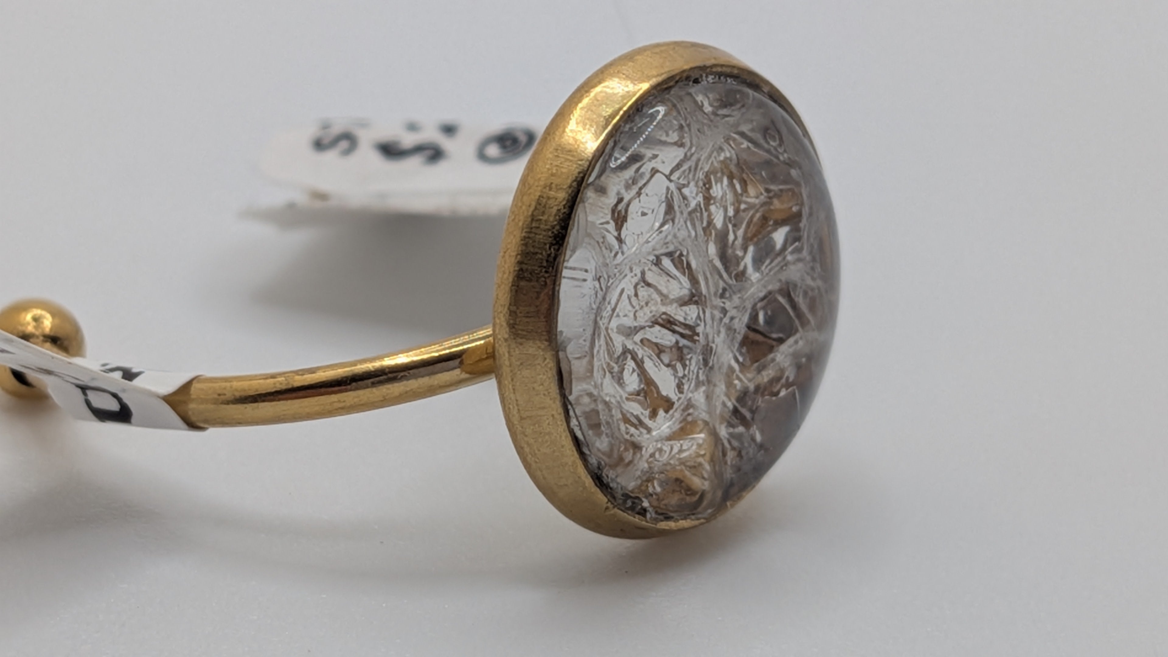 Gold Cactus Gifts: Stainless Steel Snake Skin Ring