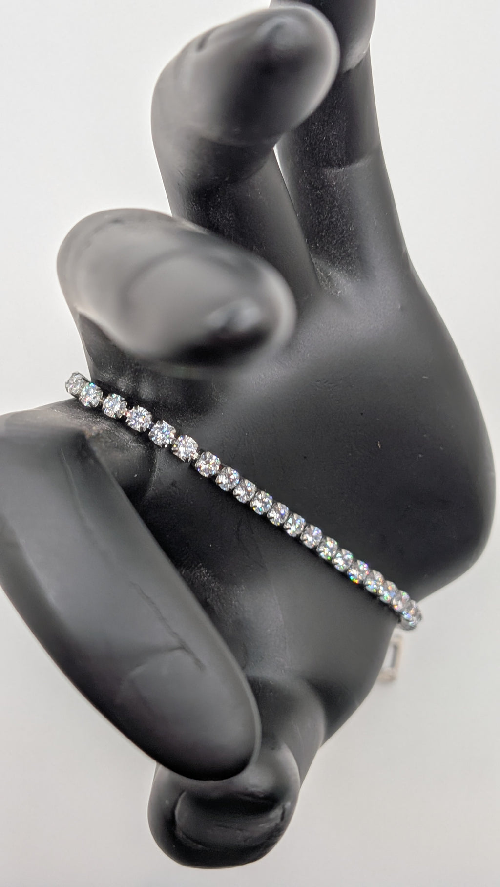 Stainless Steel CZ Tennis Bracelet