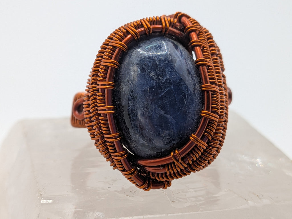 WuSah Designs Lapis & Copper Ring $99