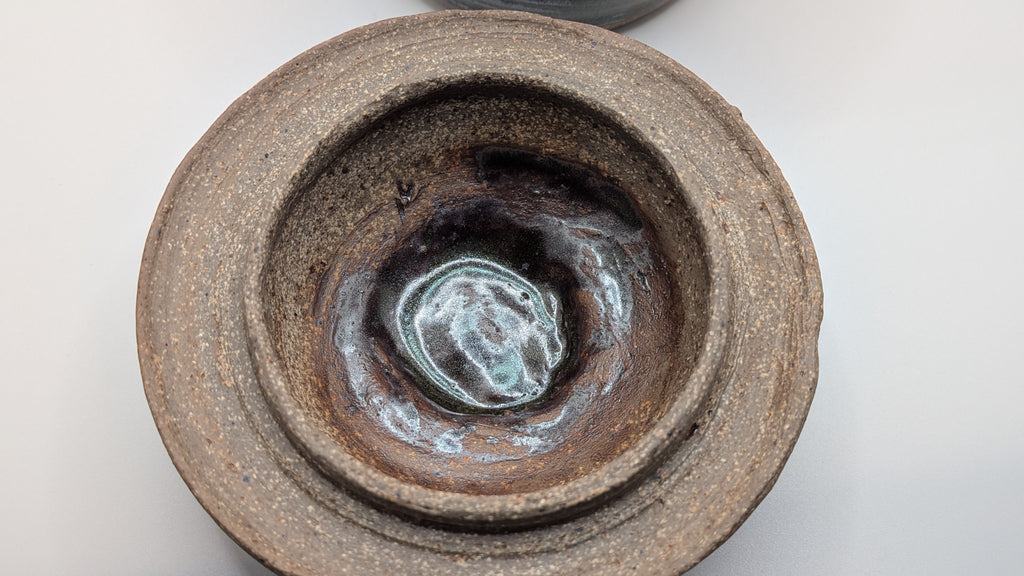 Ceramic Lotus Jar with Lid