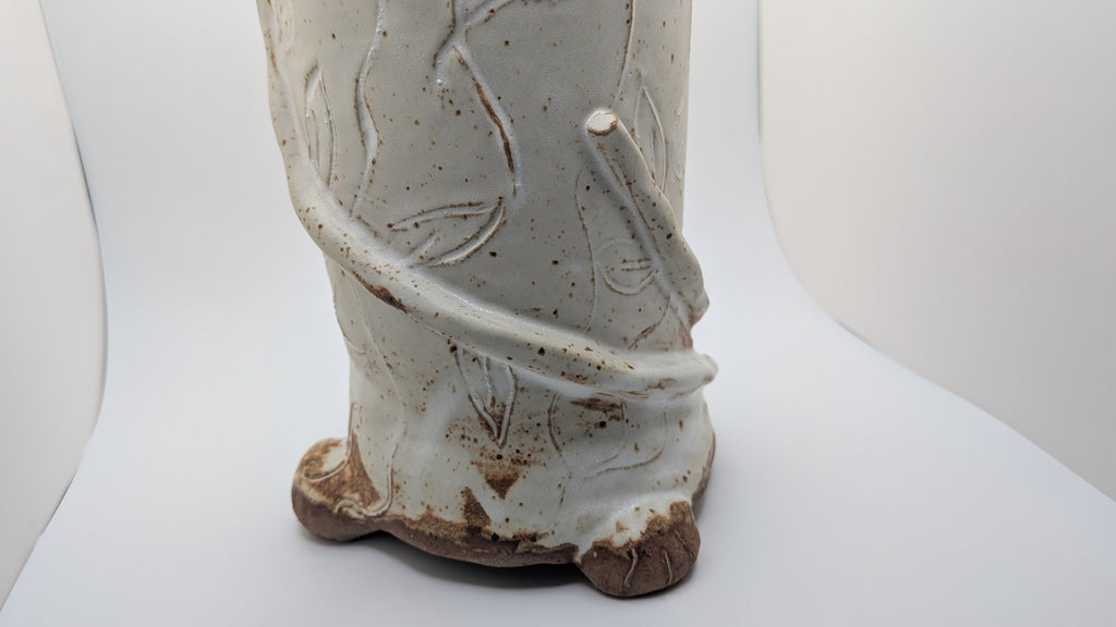 Floral Totem Vessel by Cheyanna Paints