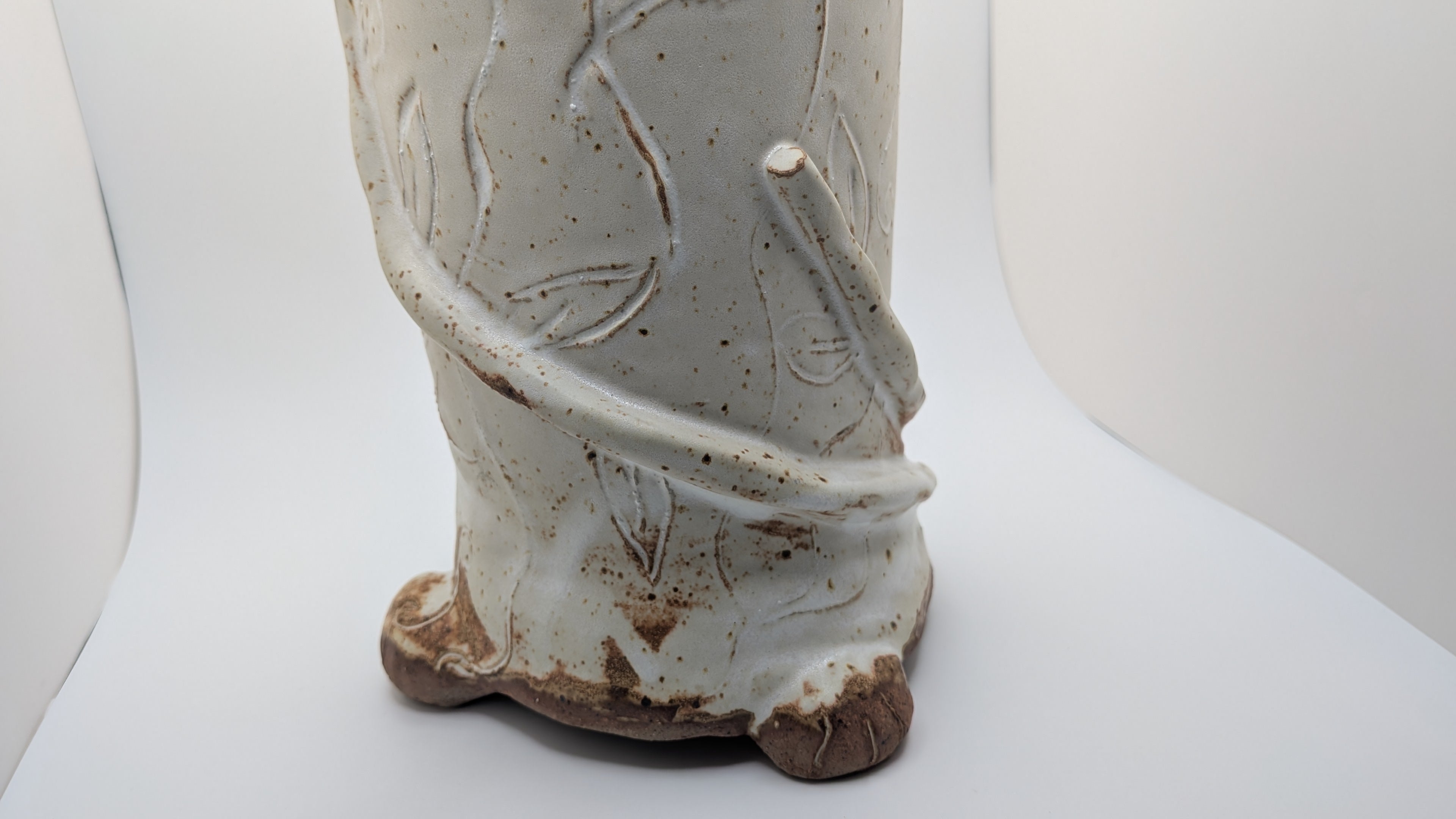 Floral Totem Vessel by Cheyanna Paints