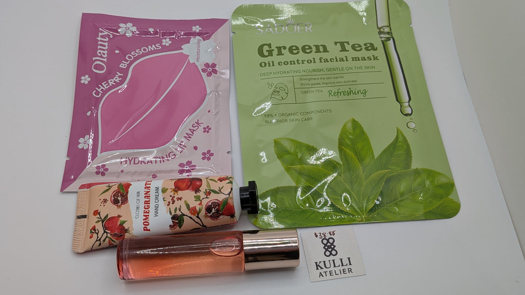 Self Care Lux Bag Variety. Pink Myrrh