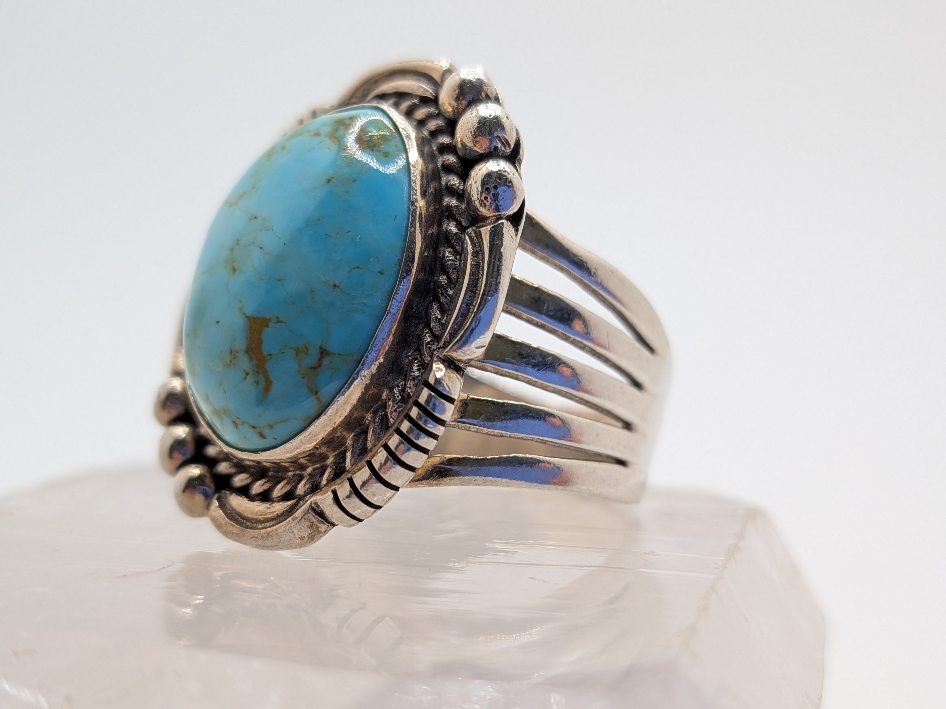 Sterling Silver Turquoise Ring $185 Her Jeweler (Copy)