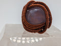 WuSah Designs Lavender Chalcedony & Copper Ring Price: $77