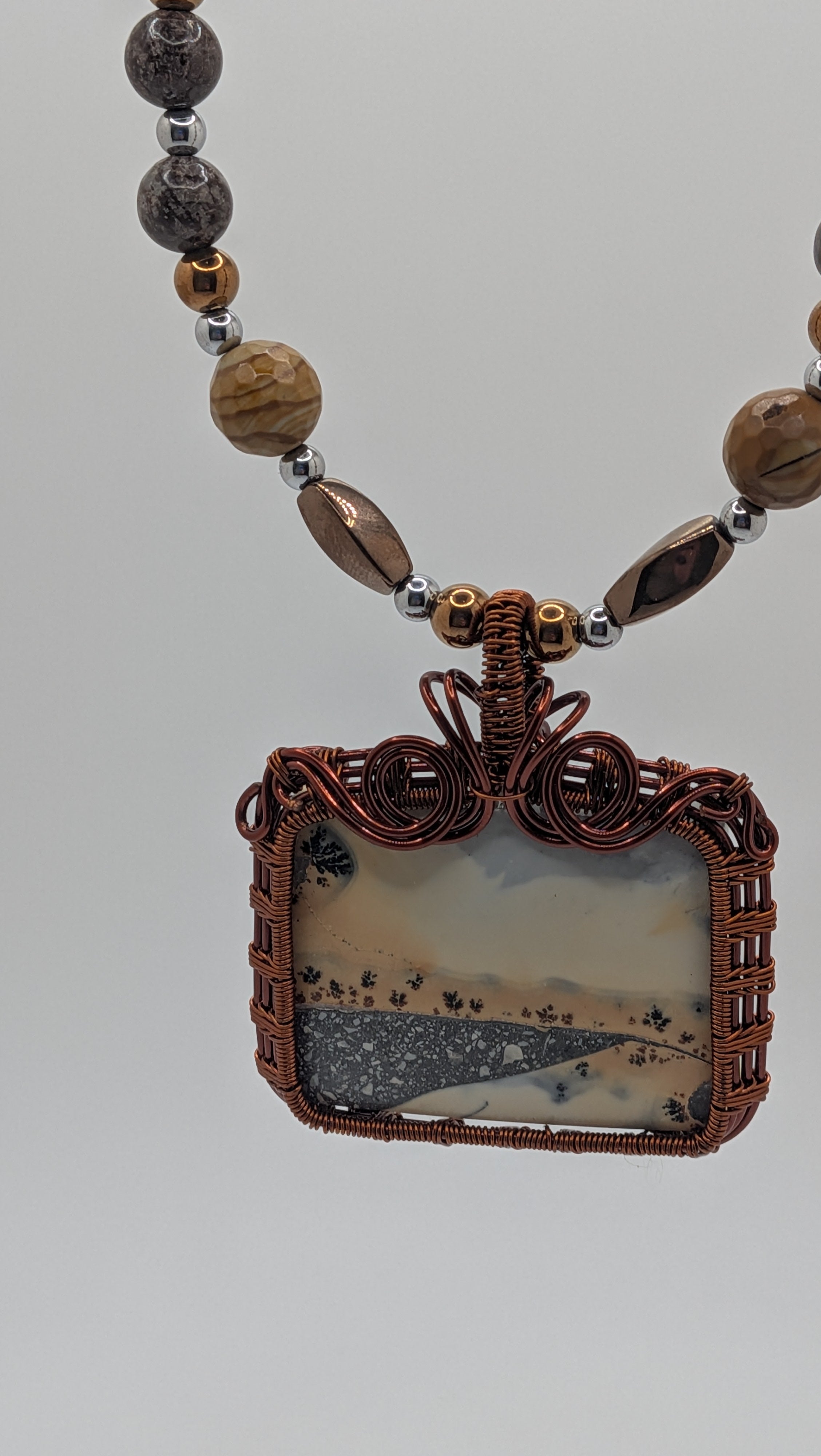 WuSah Maligano Jasper Pendant