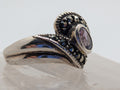 Vintage Sterling Silver Marcasite & Amethyst Ring $245 Her Jeweler