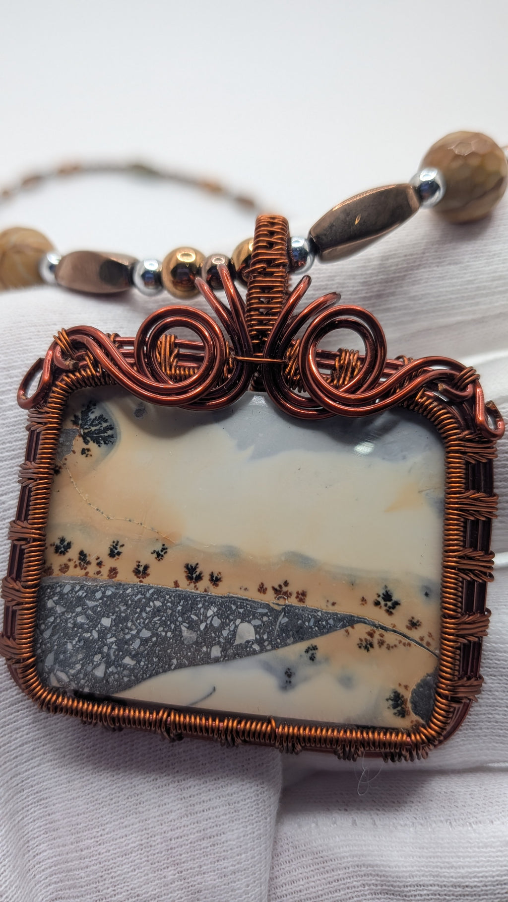 WuSah Maligano Jasper Pendant