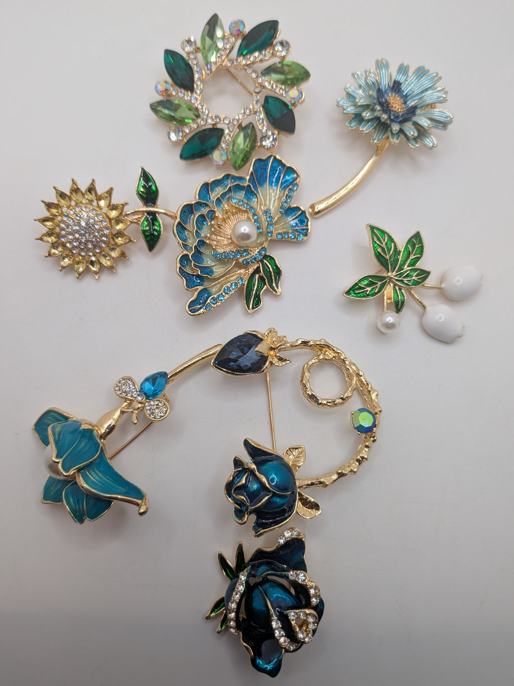 Botanical Brooch Collection — $25 Each