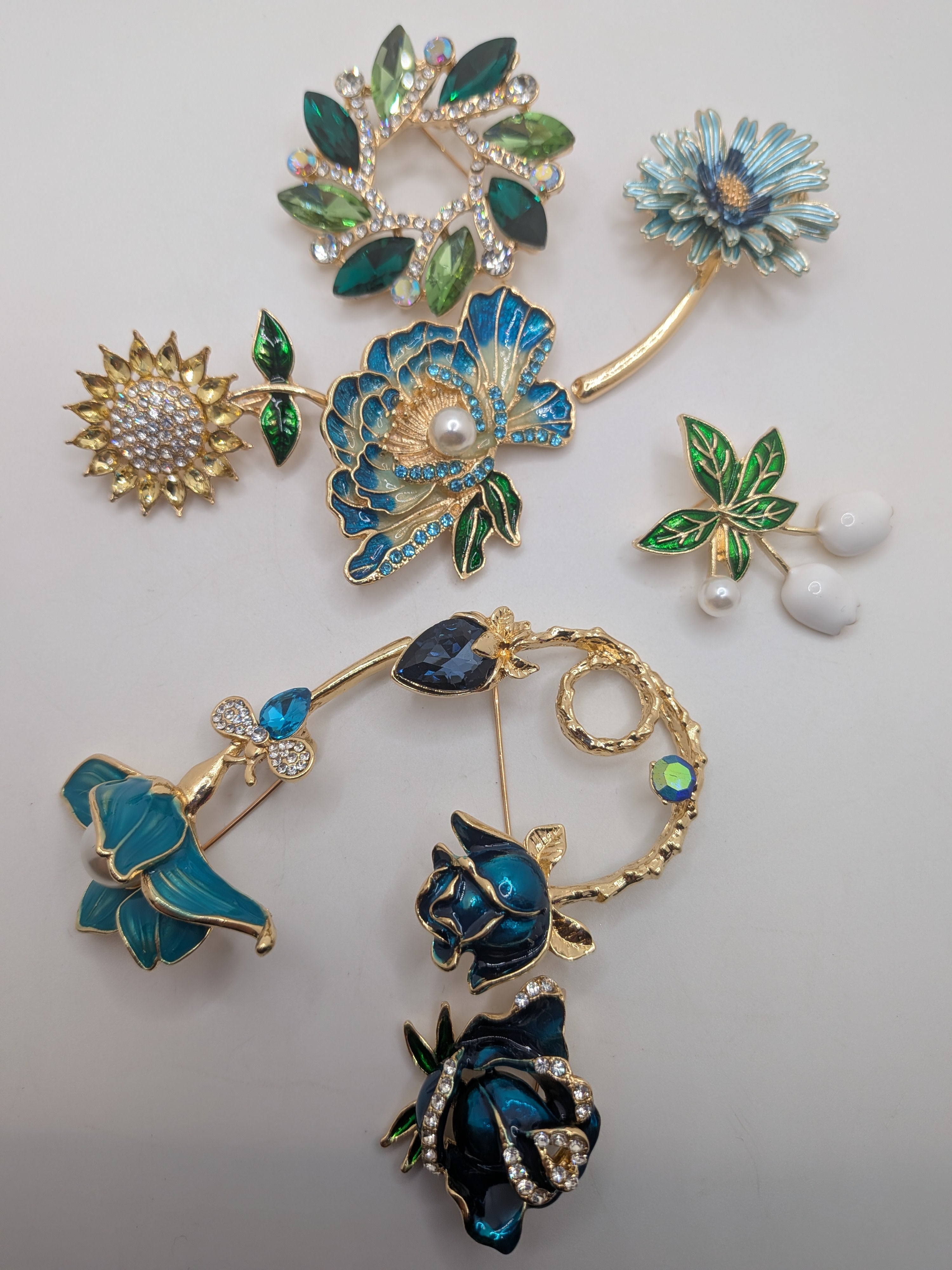 Botanical Brooch Collection — $25 Each