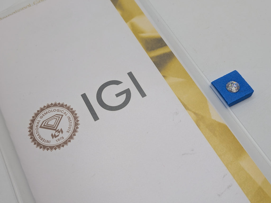 1.11 carat lab grown diamond D VS1 EXCELLENT POLISH EXCELLENT SYMMETRY igi 1882