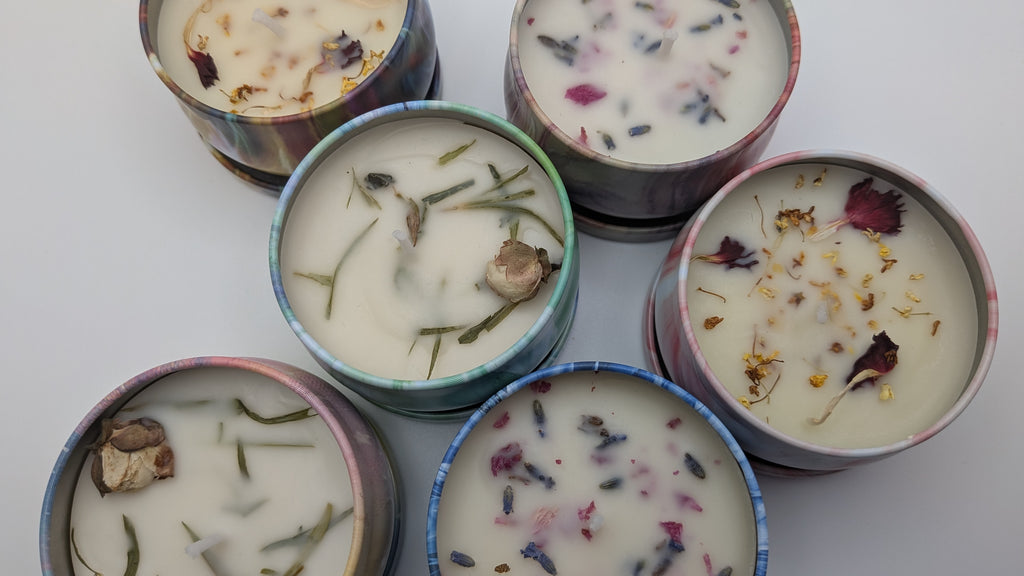 Variety Nature Inspired Luxury mini candles