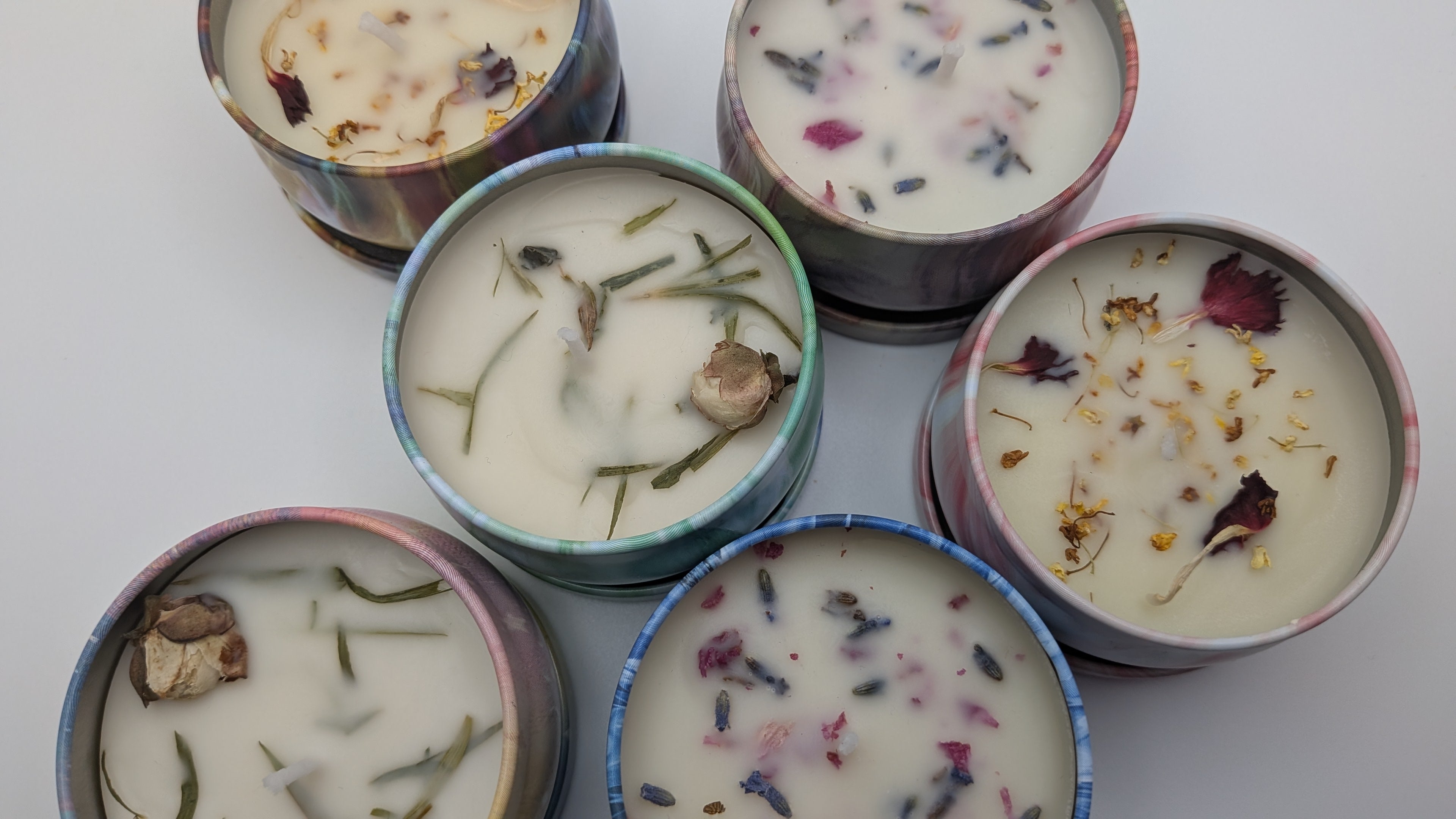 Variety Nature Inspired Luxury mini candles