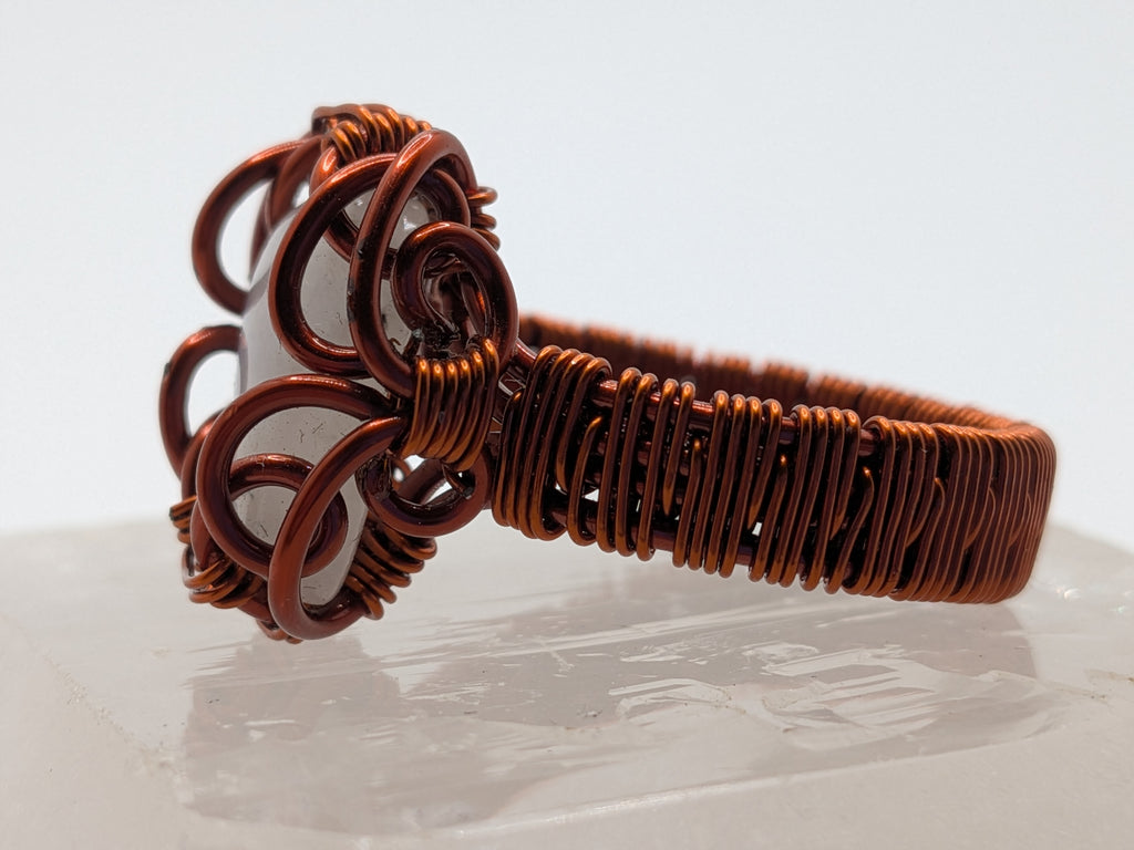 WuSah Designs Moonstone & Copper Ring Price: $88