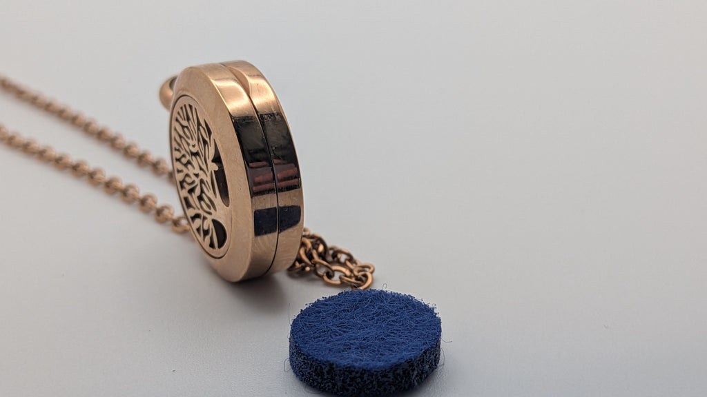 Kulli Rose Gold Perfume Necklace
