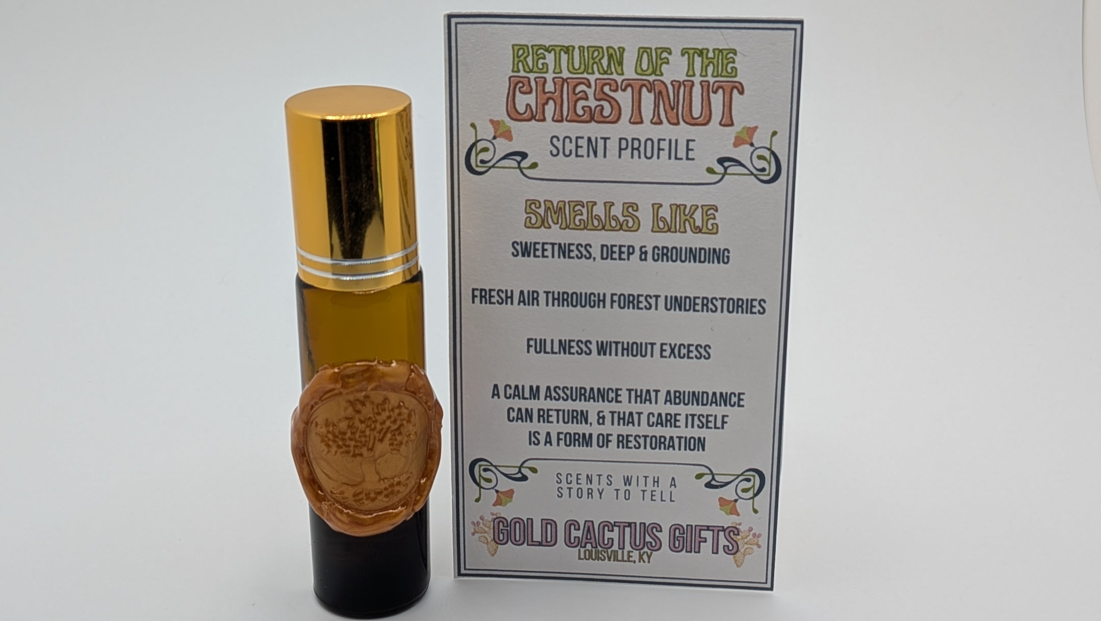 Gold Cactus Gifts "Return of the Chestnut" Perfume Oil– 10ml