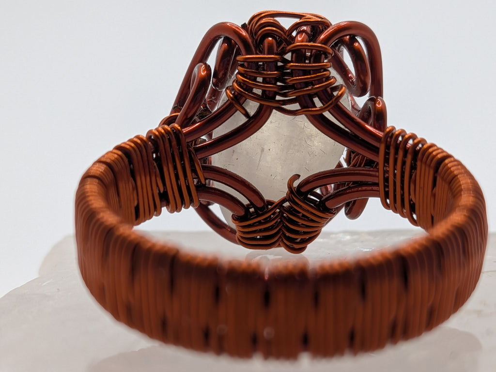 WuSah Designs Moonstone & Copper Ring Price: $88