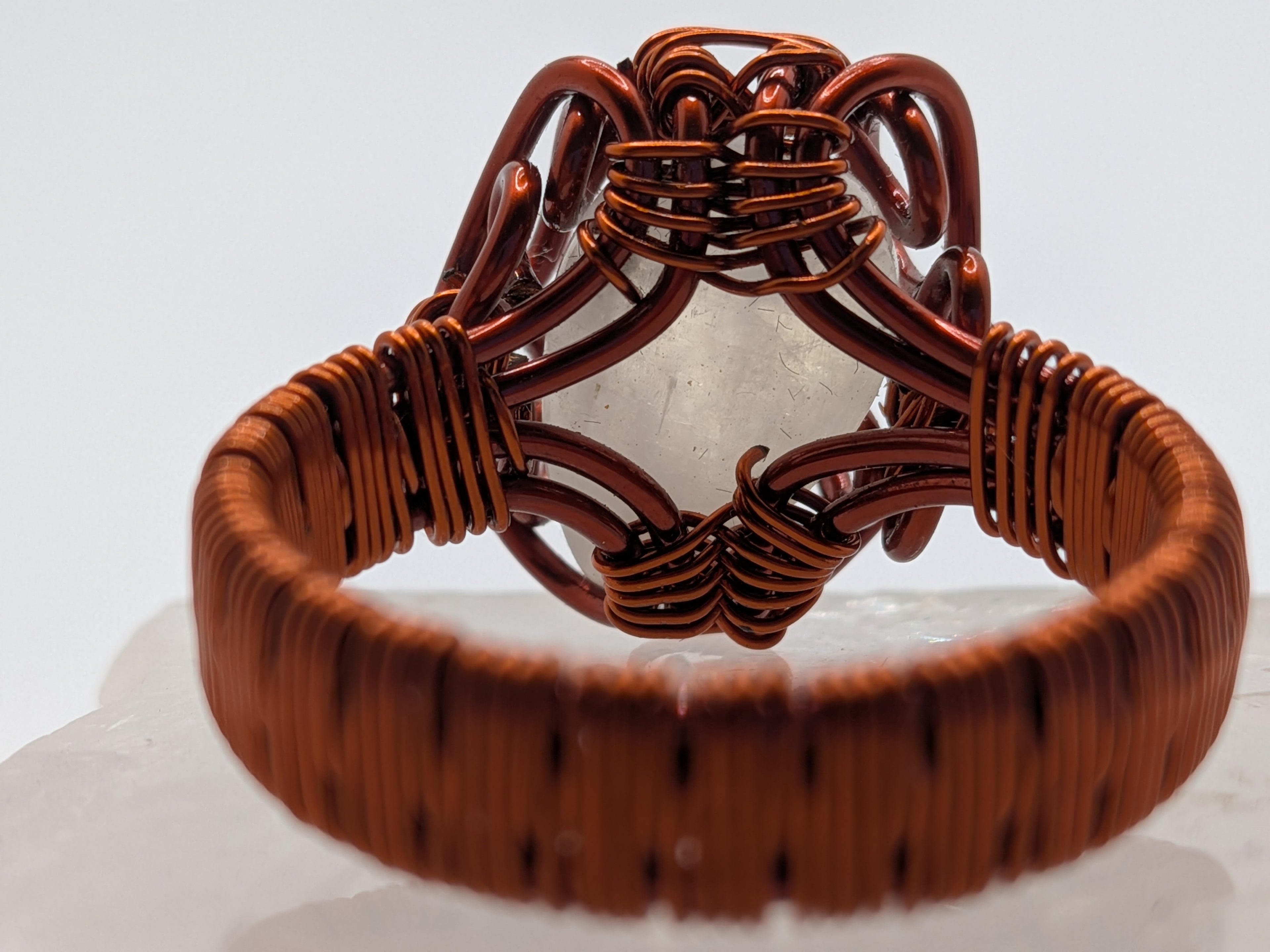 WuSah Designs Moonstone & Copper Ring Price: $88