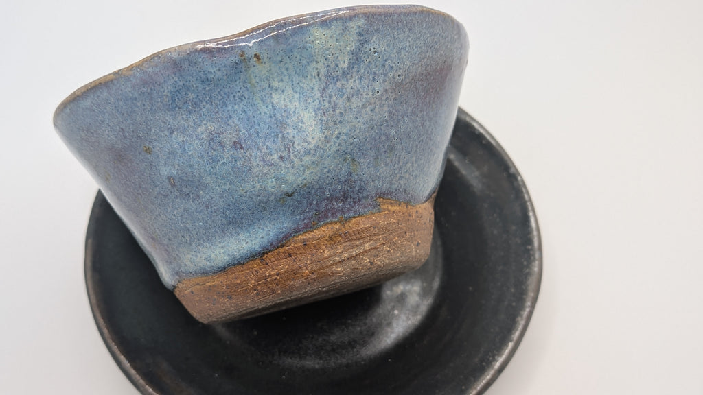 Chipped Tea Cup and Plate