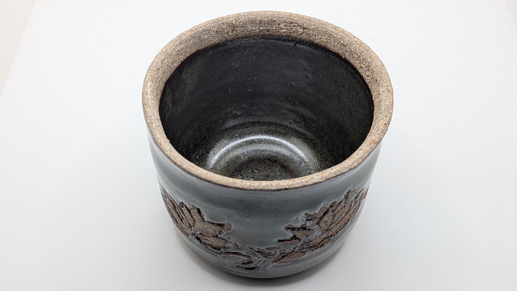 Ceramic Lotus Jar with Lid