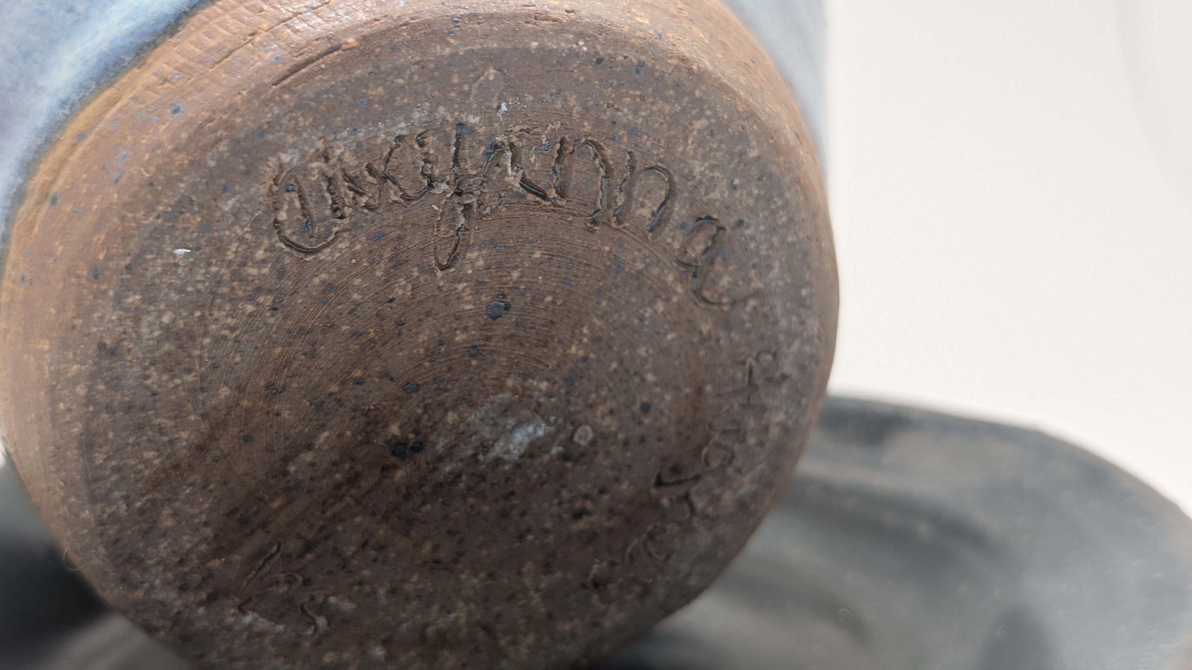 Chipped Tea Cup and Plate