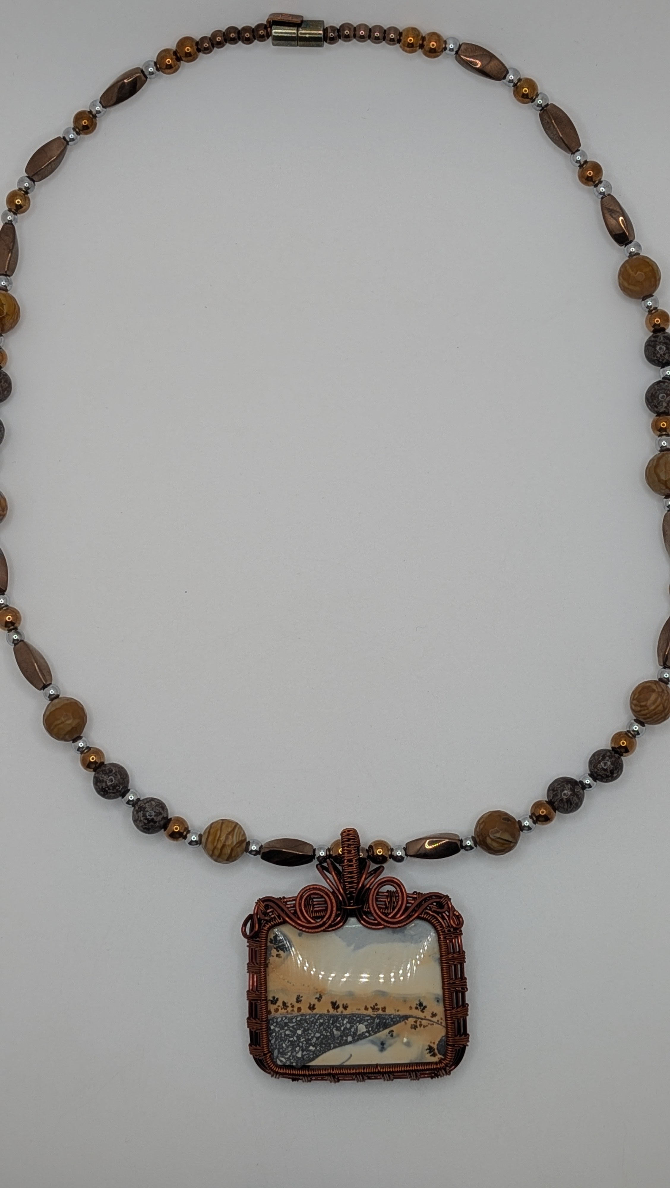 WuSah Maligano Jasper Pendant