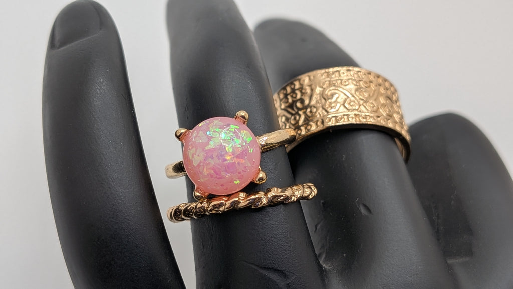 18K Gold-Plated Stainless Steel Stretch Beads