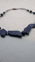 WuSah Lapis Lazuli Flame Necklace