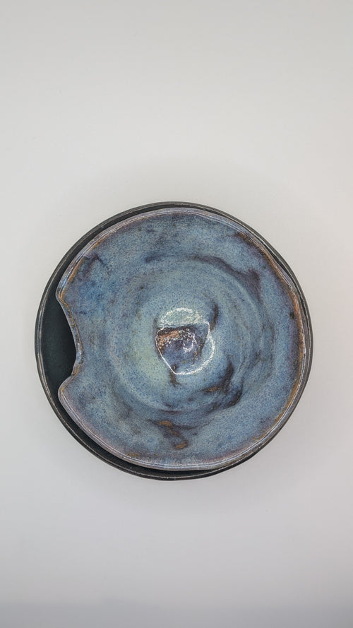 Chipped Tea Cup and Plate