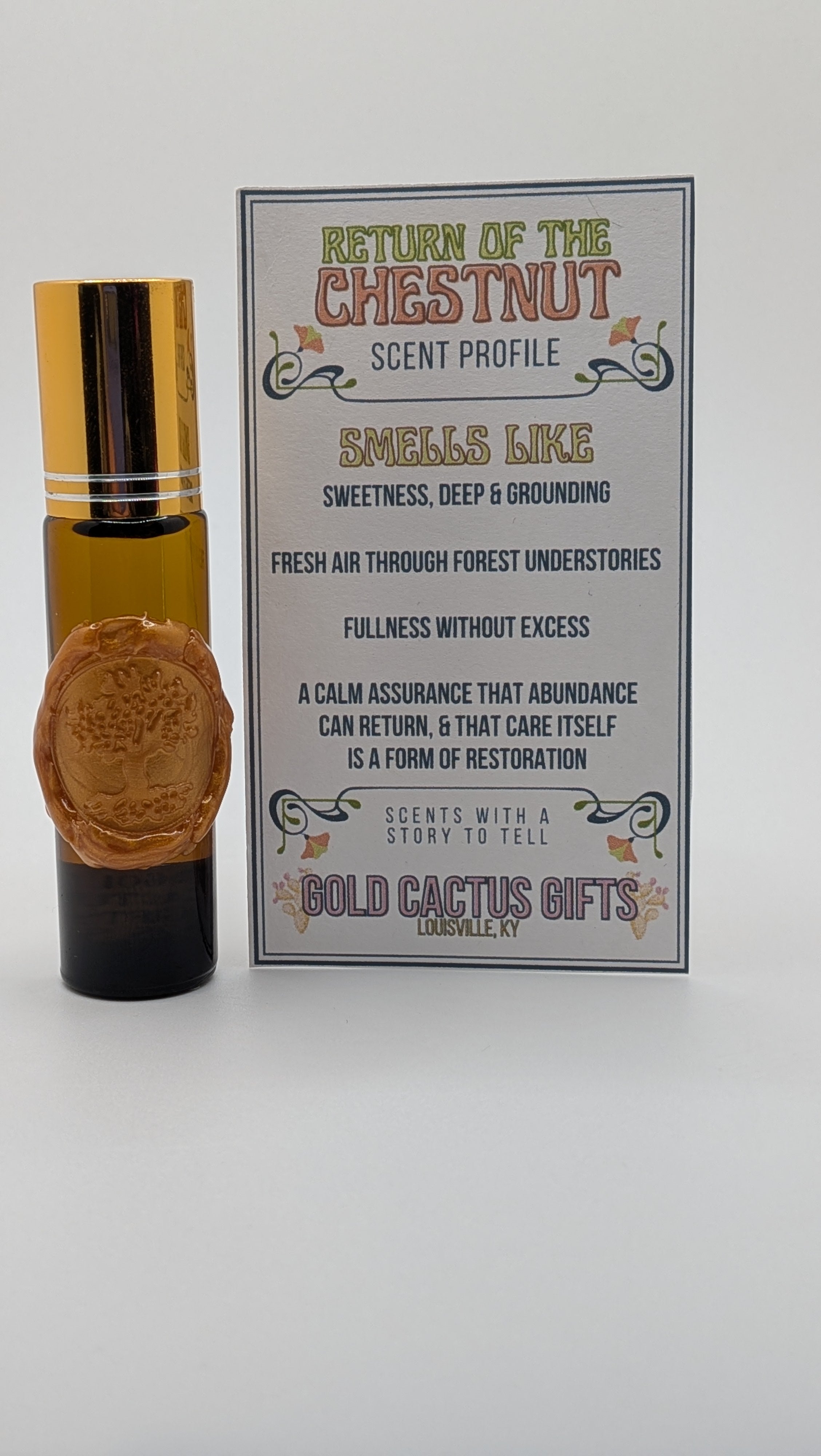 Gold Cactus Gifts "Return of the Chestnut" Perfume Oil– 10ml