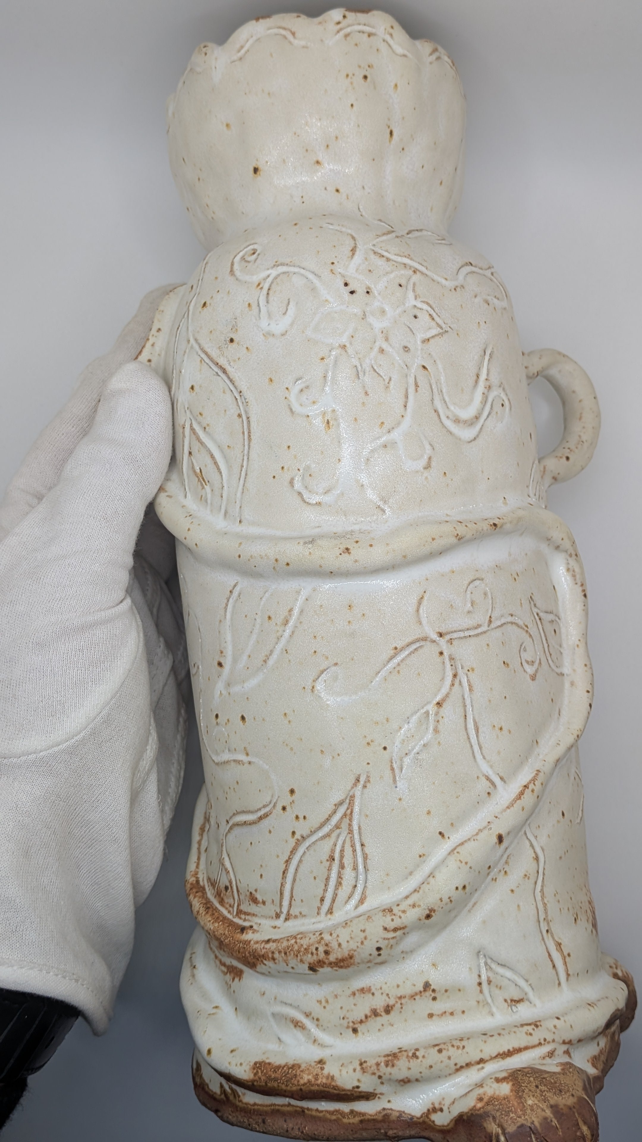 Floral Totem Vessel by Cheyanna Paints