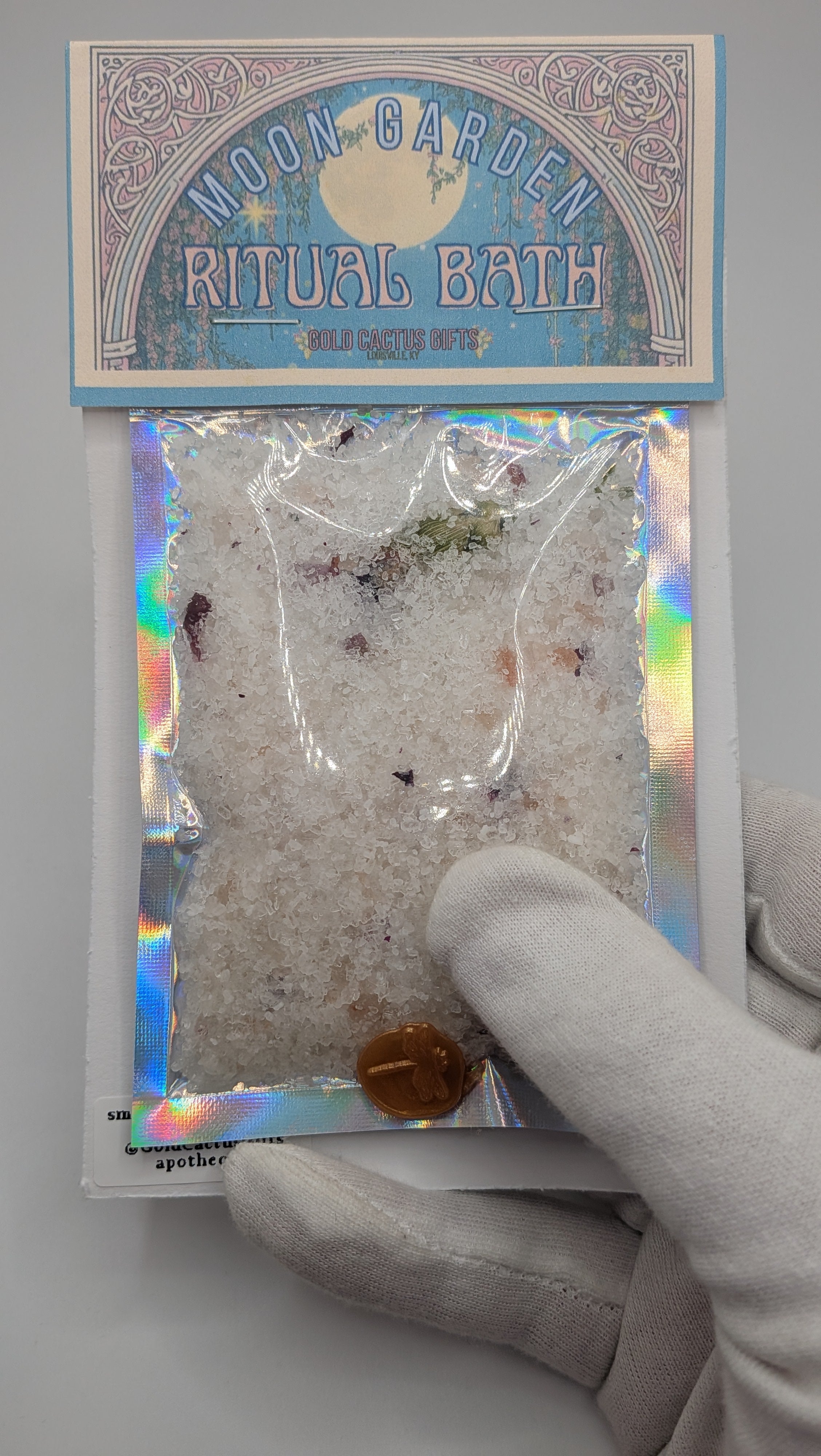 Gold Cactus Gifts  Moon Garden Ritual Bath — Hummingbird Mini