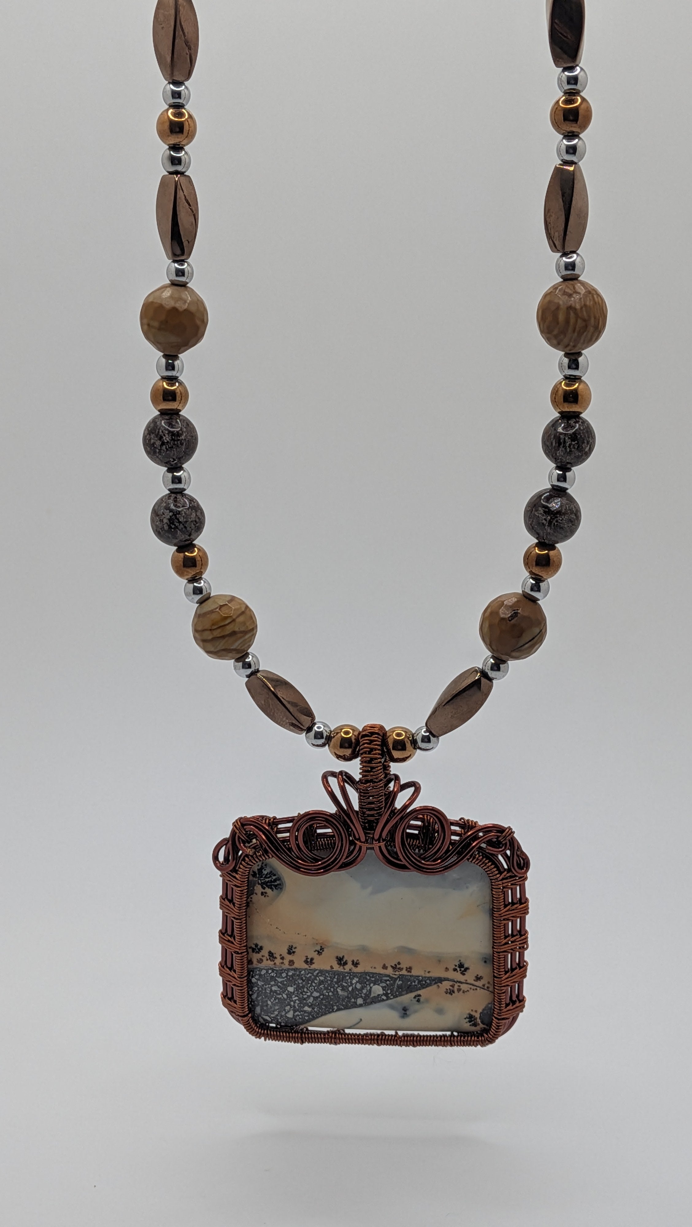 WuSah Maligano Jasper Pendant