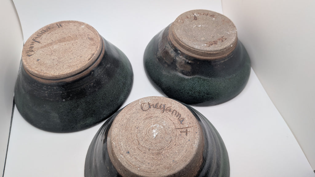 Handmade Ceramic Bowls set of 3