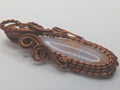 Wusah Designs Natural Agate Pendant in Pure Copper $95