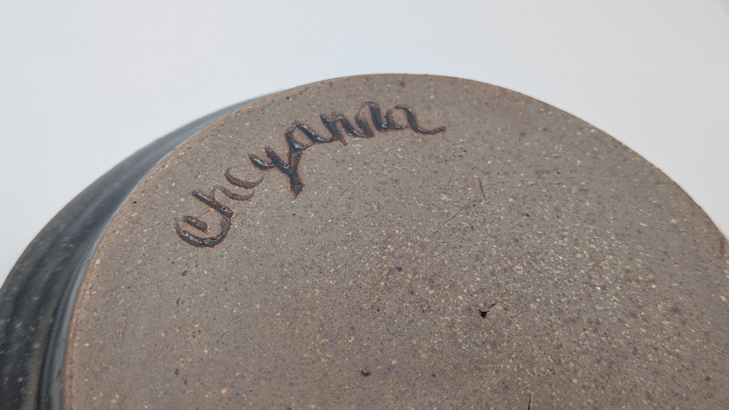 Chipped Tea Cup and Plate