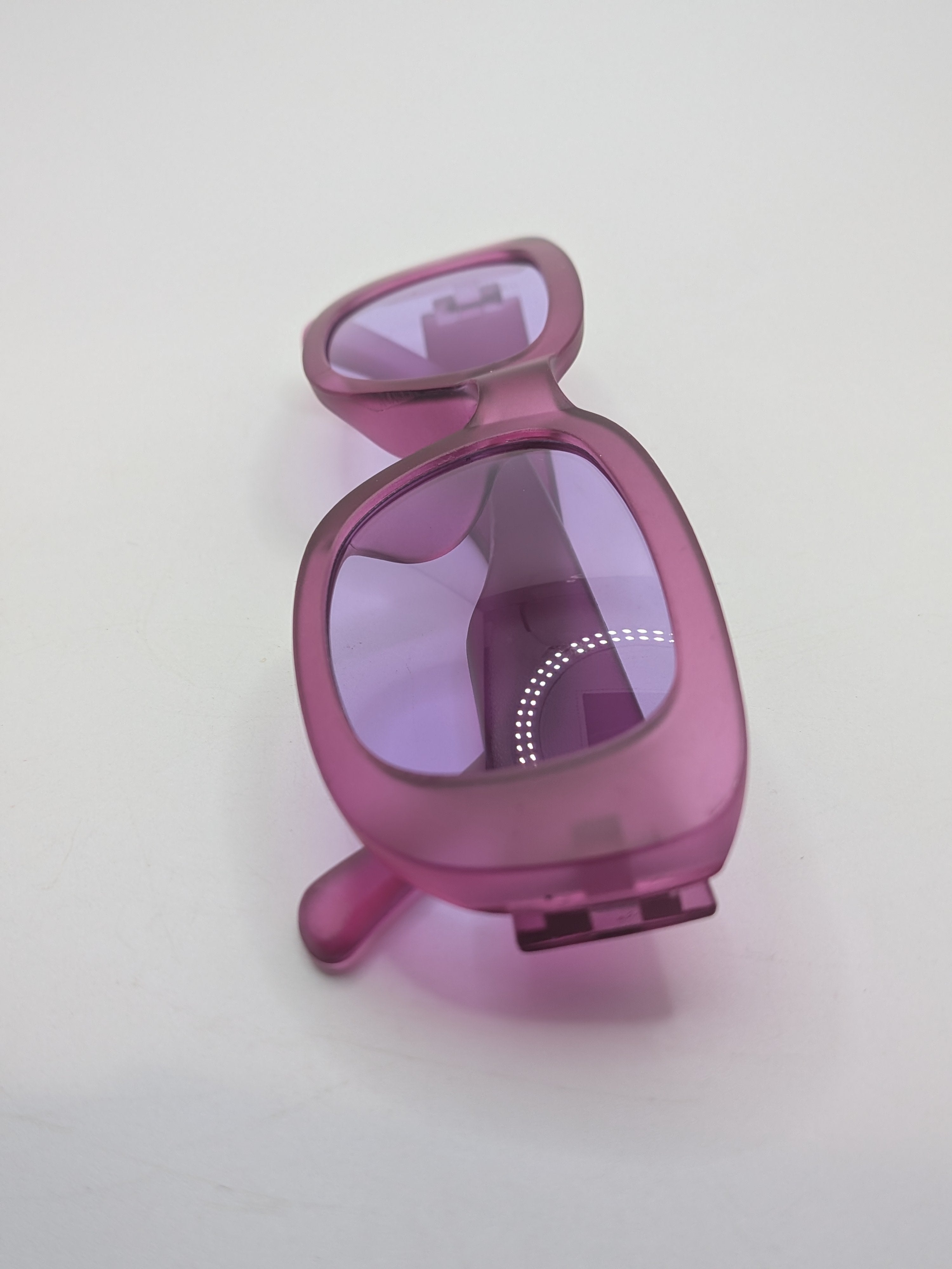 Purple retro Y2K rectangular sunglasses $20