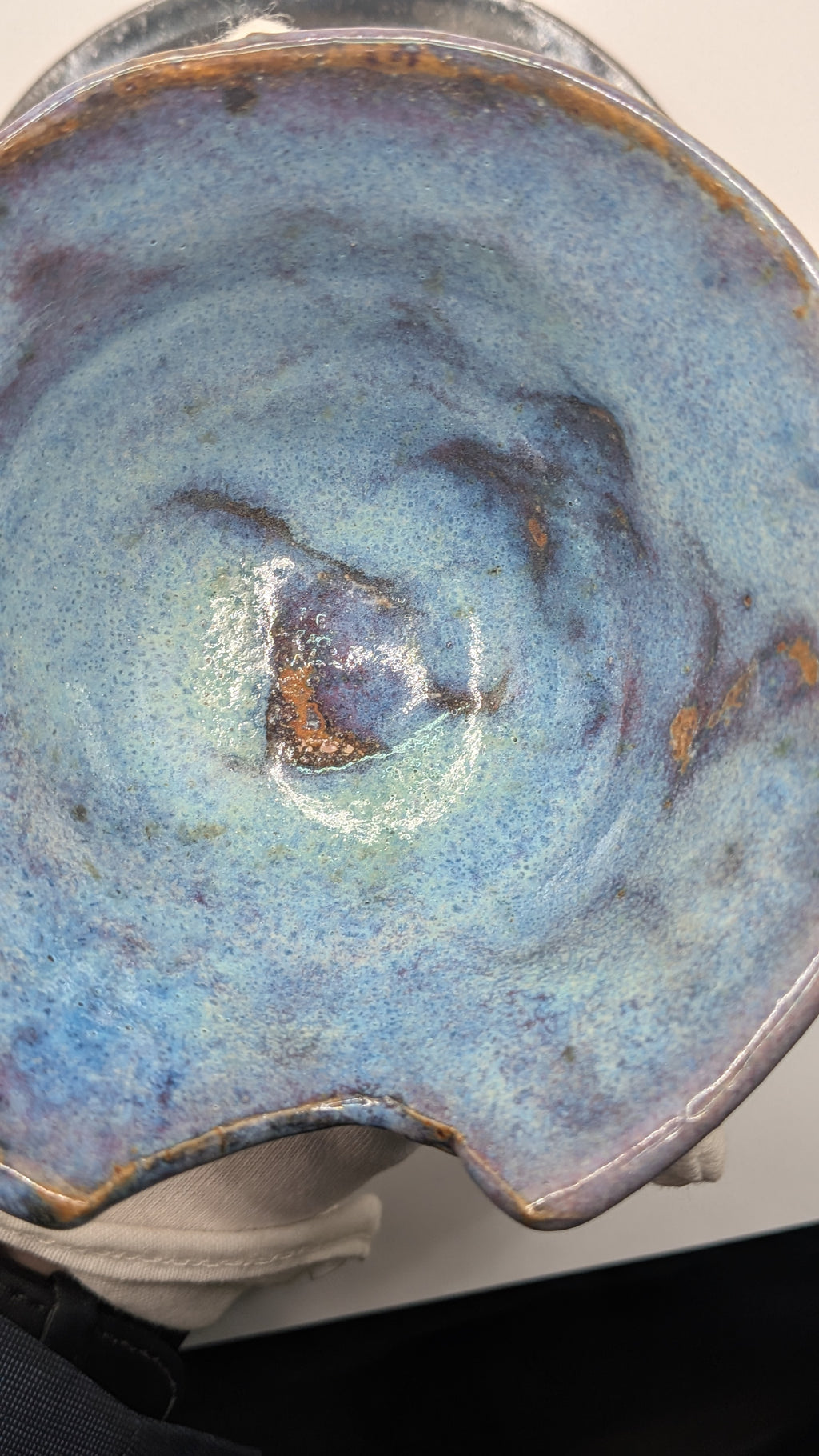 Chipped Tea Cup and Plate
