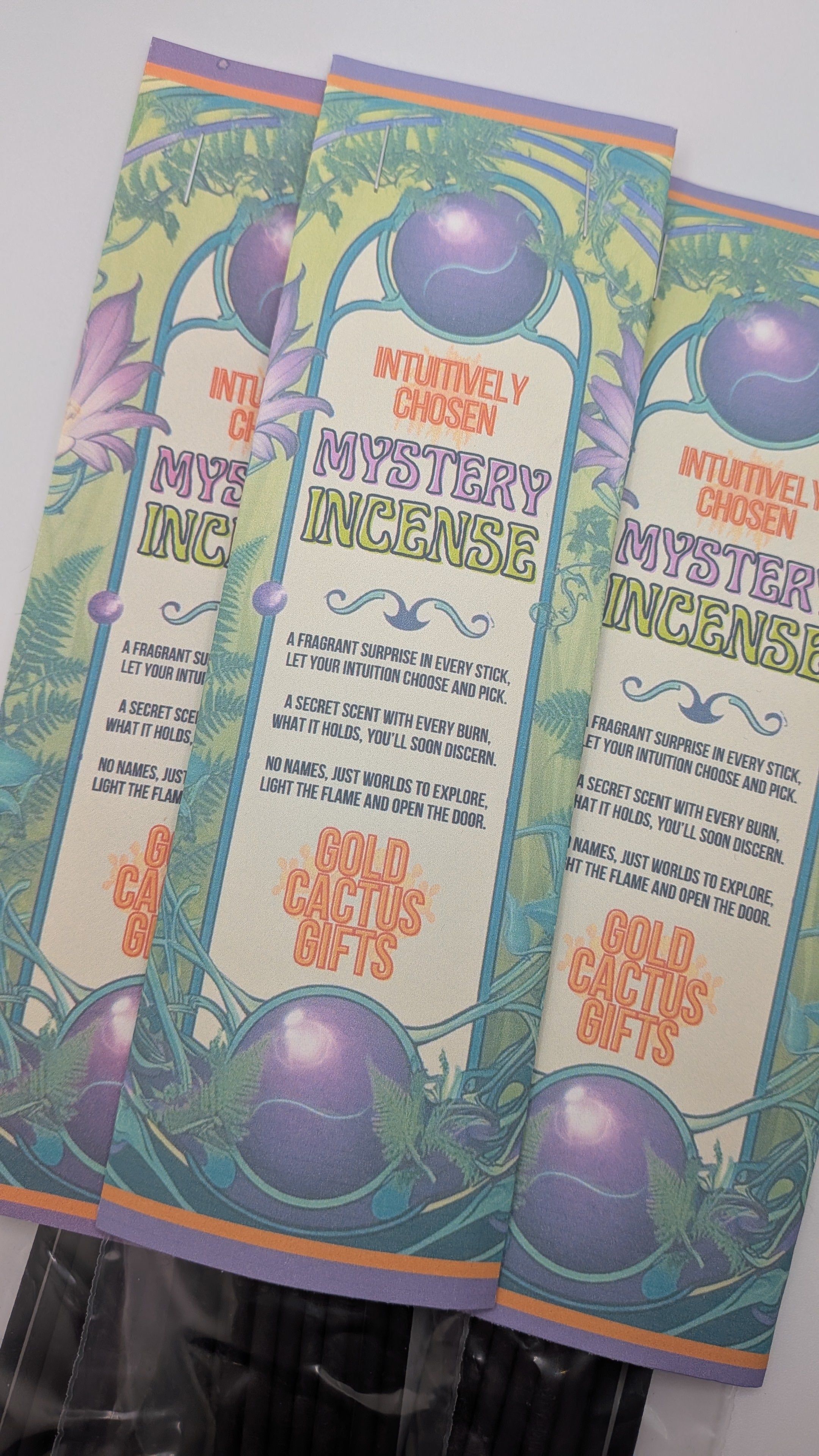 Gold Cactus Gifts Mystery Incense