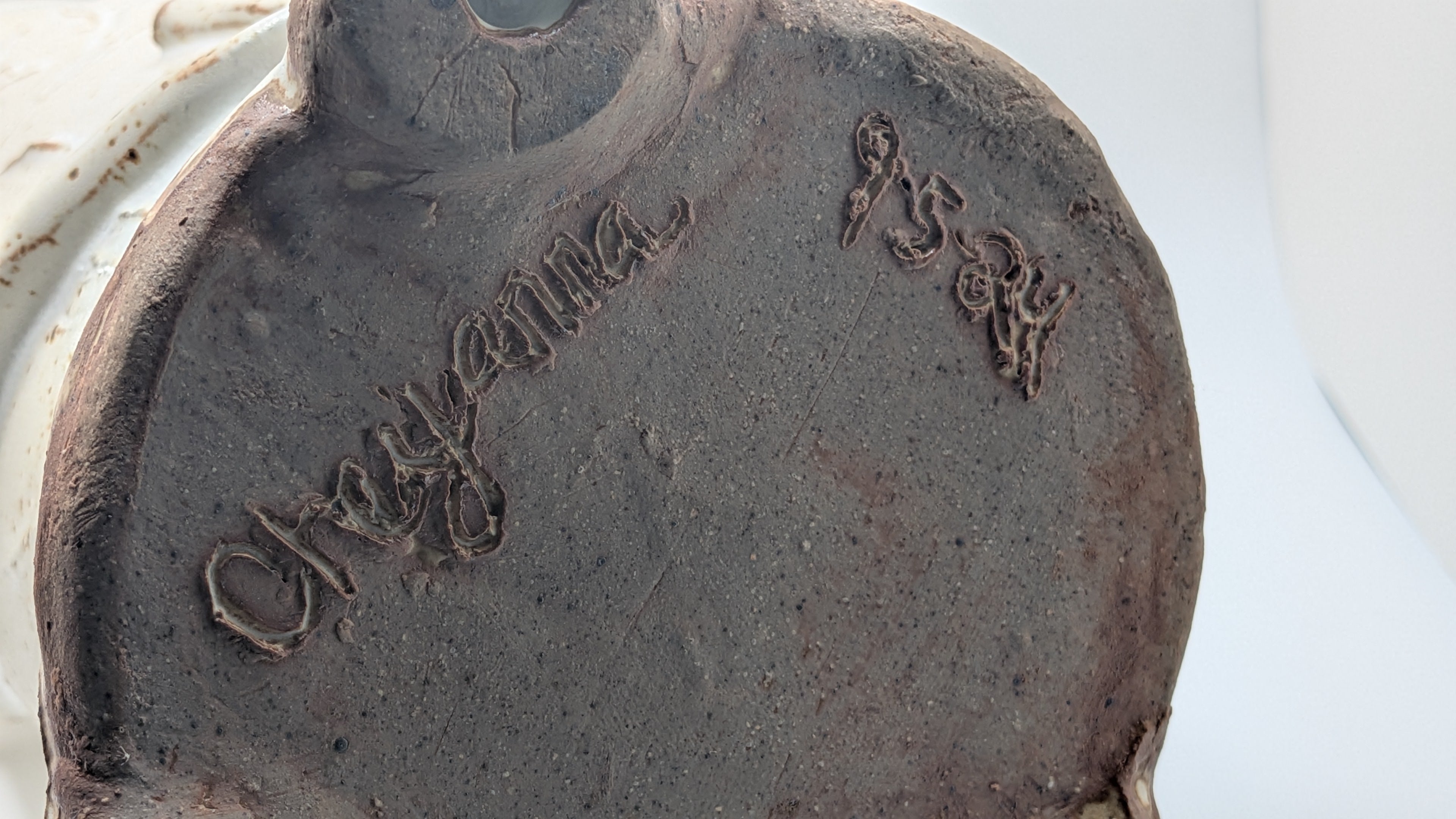 Floral Totem Vessel by Cheyanna Paints