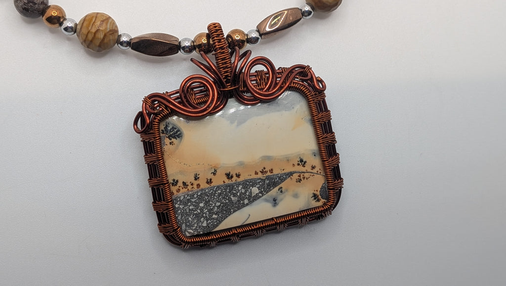 WuSah Maligano Jasper Pendant