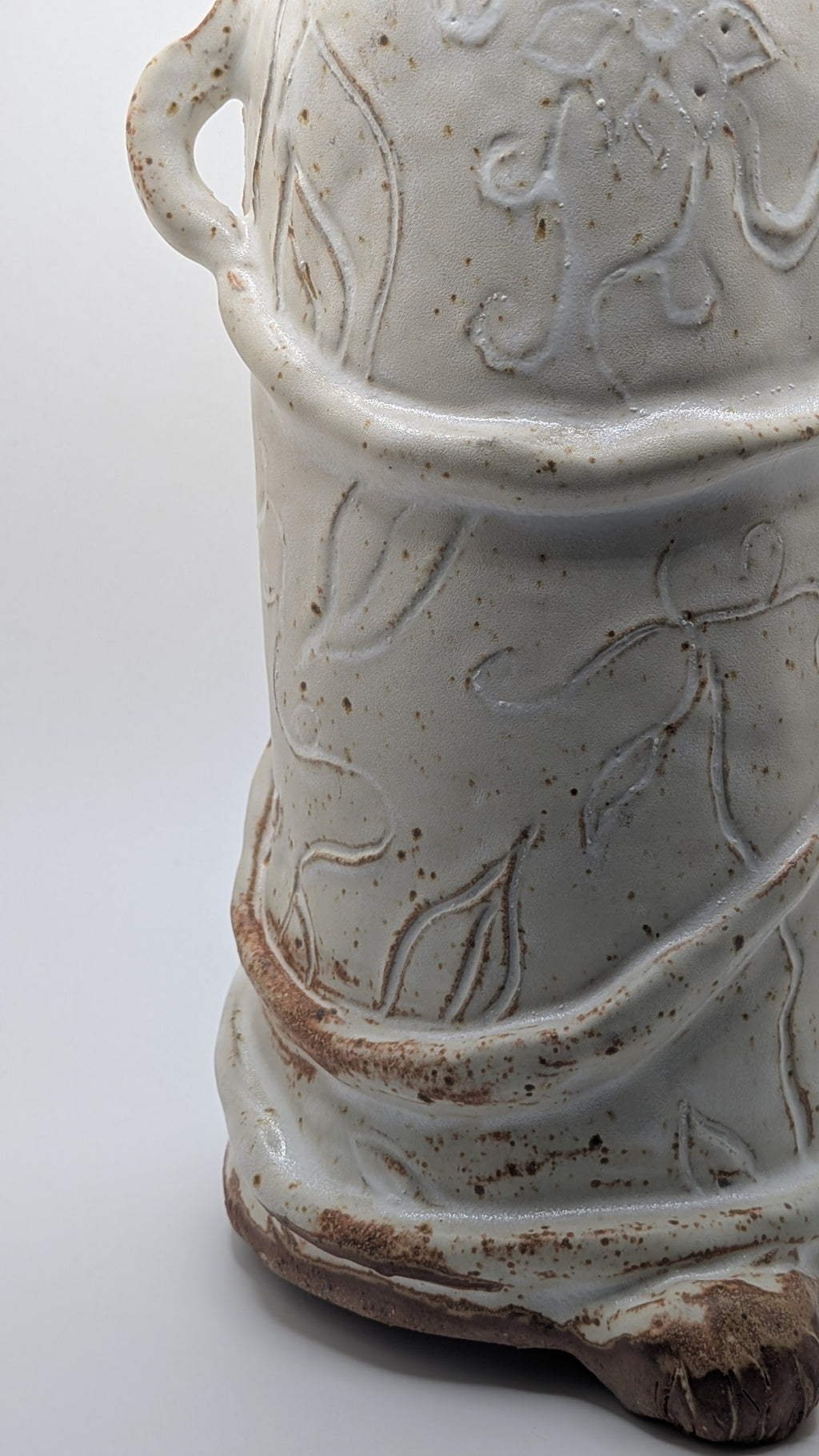 Floral Totem Vessel by Cheyanna Paints