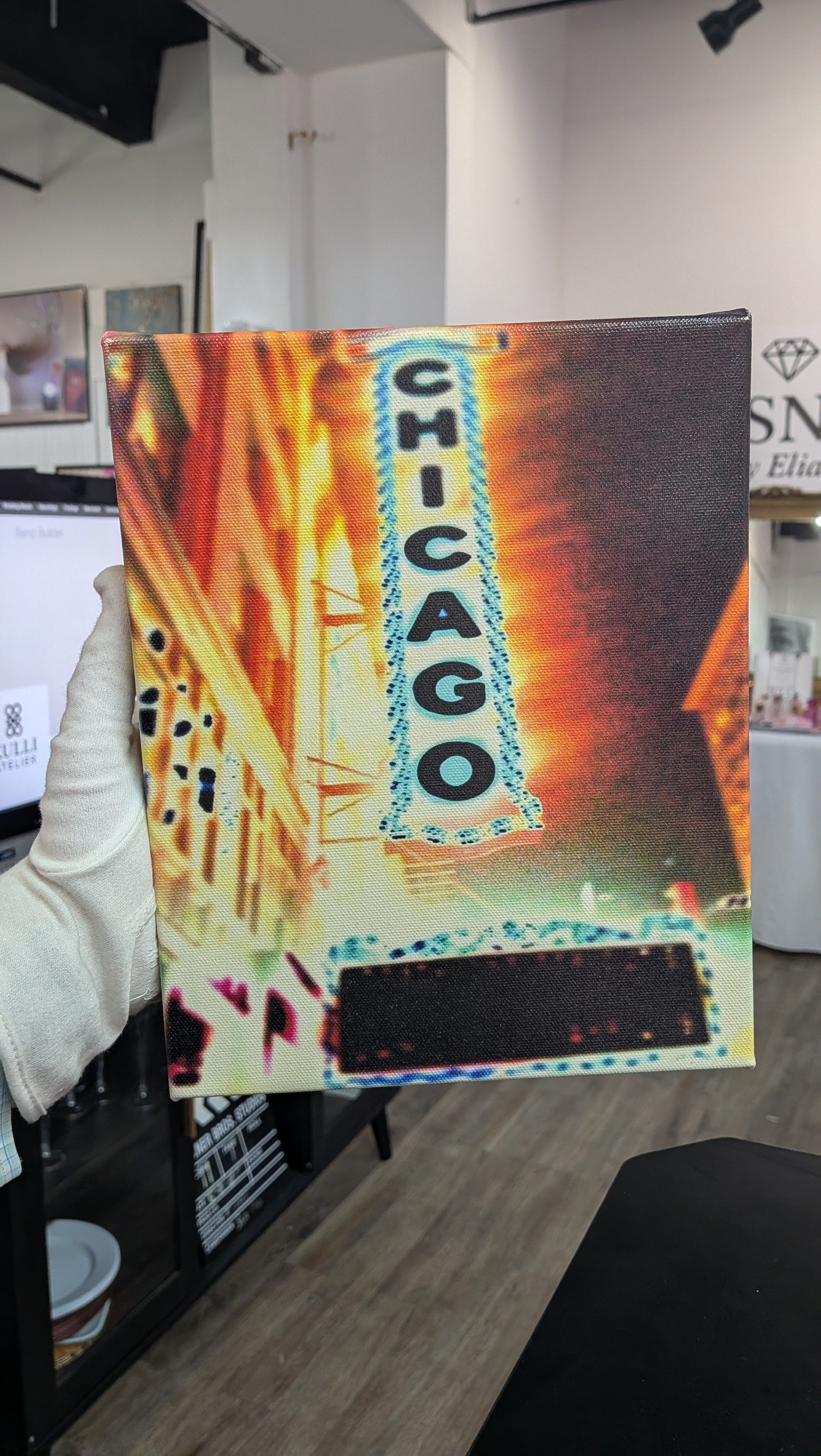 Chicago Photography Painting by Elias Feghaly