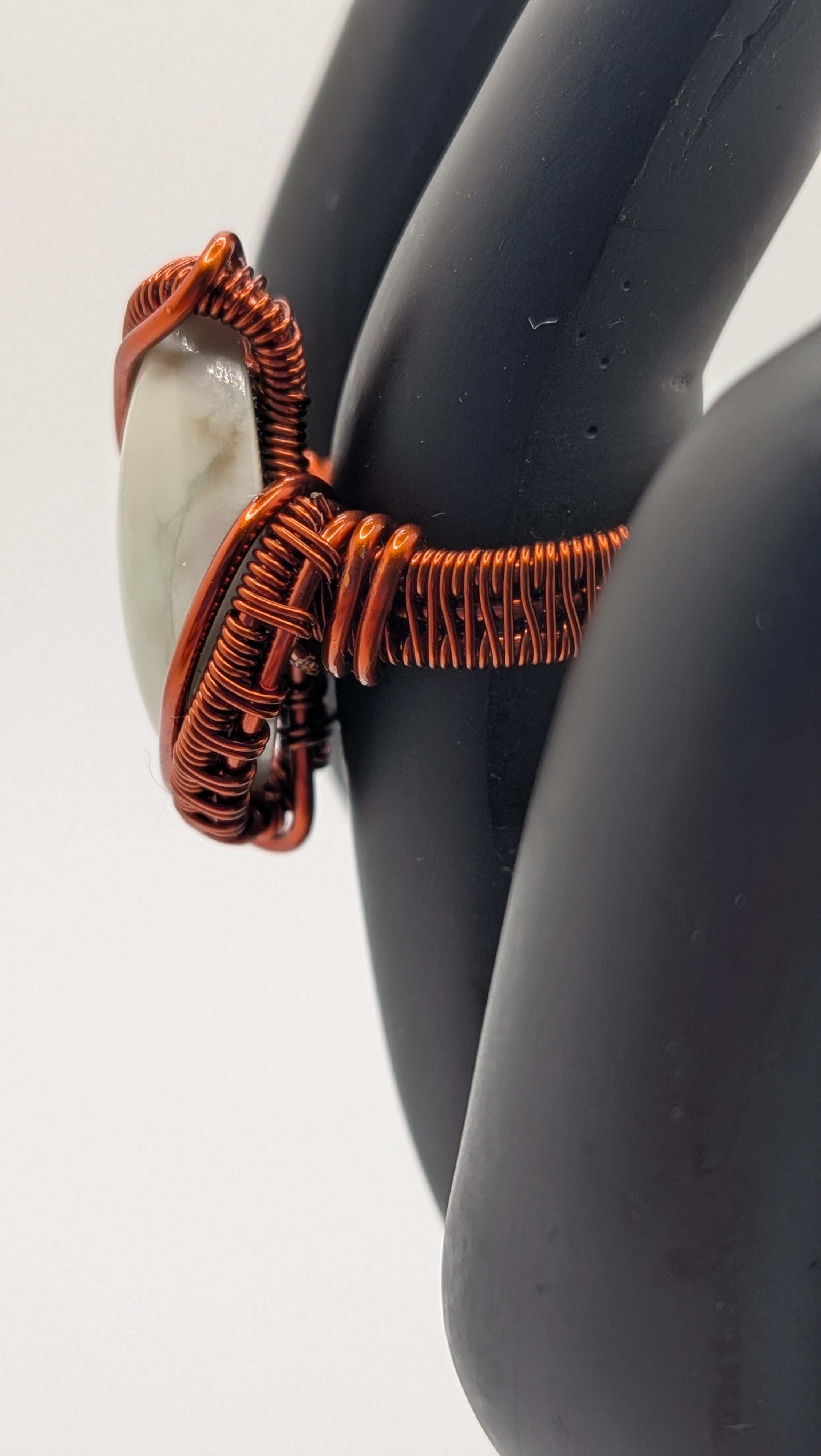 Wu-Sah Designs Pure Copper Agate Rings