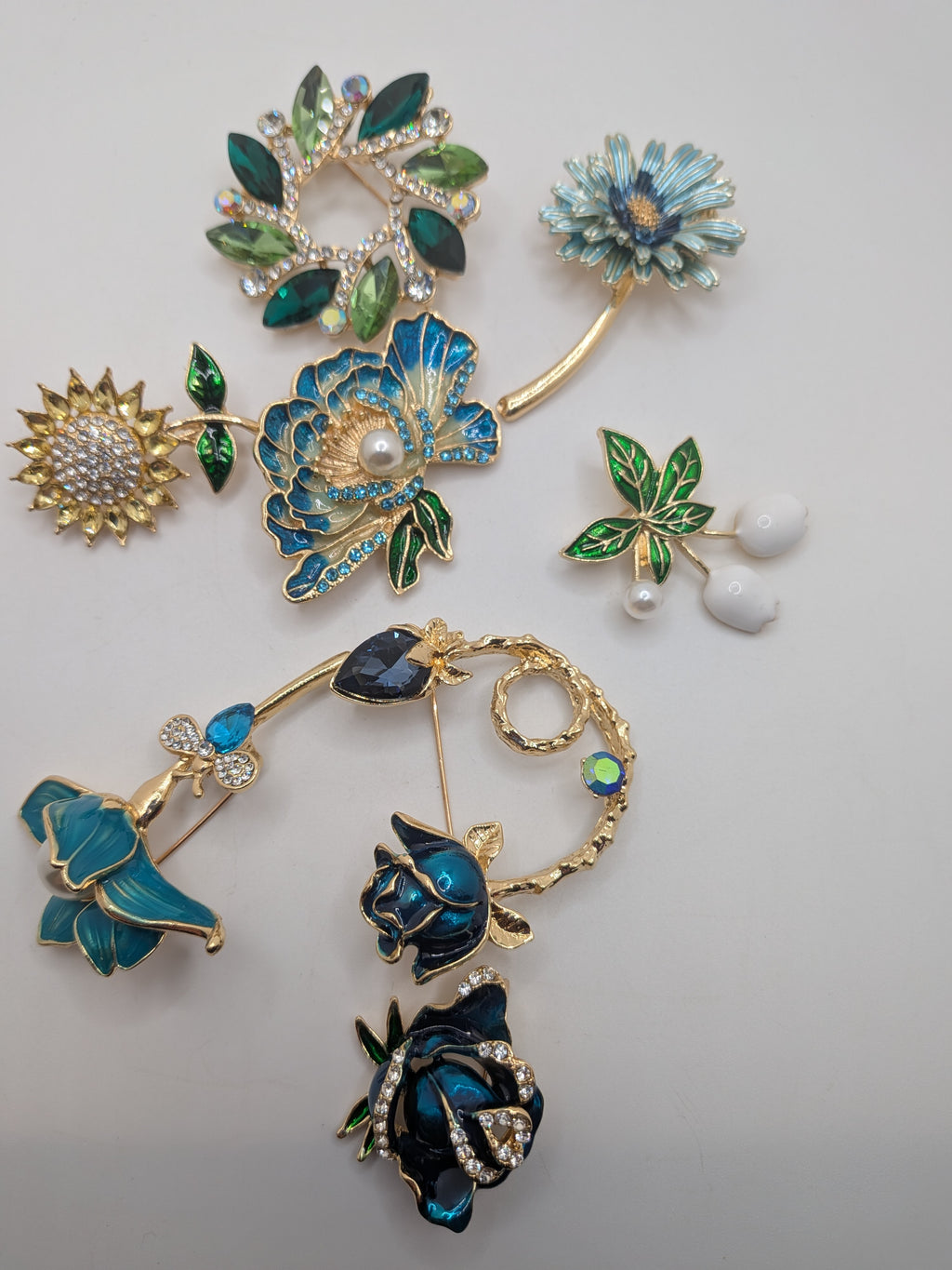 Botanical Brooch Collection — $25 Each